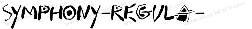 Symphony-Regula字体转换