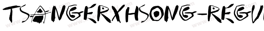 TsangerXHSong-Regula字体转换