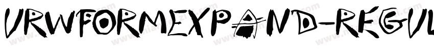 URWFormExpand-Regula字体转换