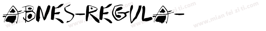 abnes-Regula字体转换