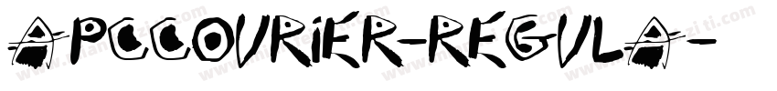 APCCourier-Regula字体转换