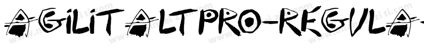 AgilitaLTPro-Regula字体转换