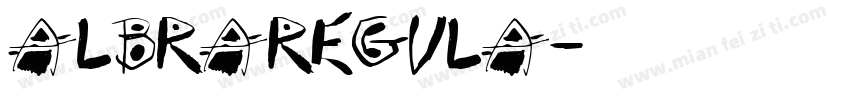 AlbraRegula字体转换
