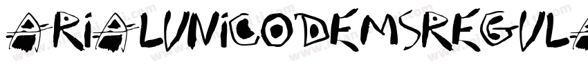 ArialUnicodeMSRegula字体转换