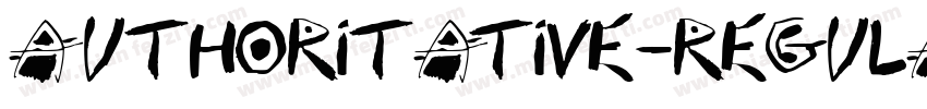 Authoritative-Regula字体转换