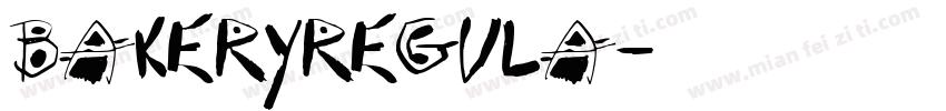 BakeryRegula字体转换