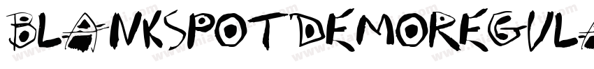 BlankspotDemoRegula字体转换