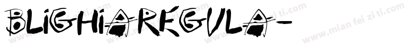 BlighiaRegula字体转换
