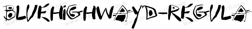 BlueHighwayD-Regula字体转换