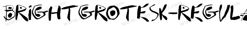 BrightGrotesk-Regula字体转换