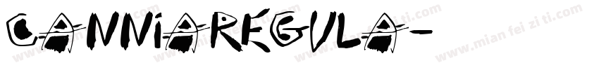 CanniaRegula字体转换