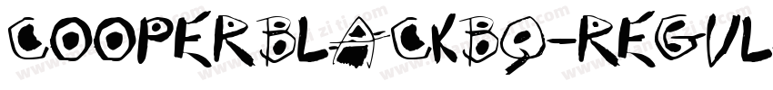 CooperBlackBQ-Regula字体转换