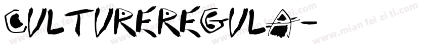 CultureRegula字体转换