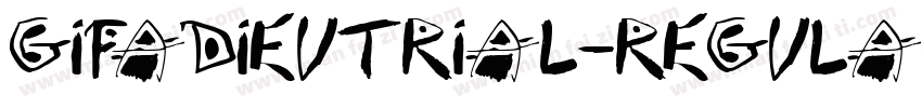 GIFAdieuTRIAL-Regula字体转换