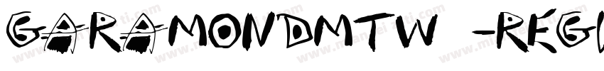 GaramondMTW03-Regula字体转换