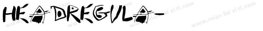 HeadRegula字体转换