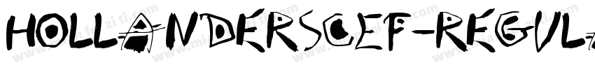 HollanderSCEF-Regula字体转换