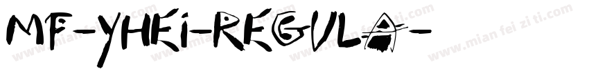 MF-YHei-Regula字体转换