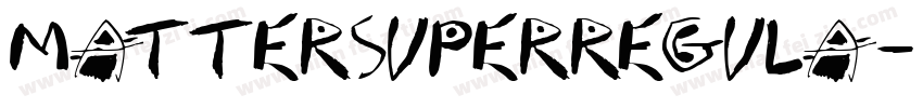 MatterSuperRegula字体转换