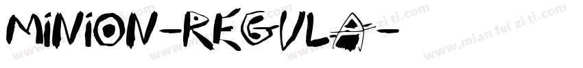 Minion-Regula字体转换