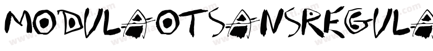 ModulaOTSansRegula字体转换