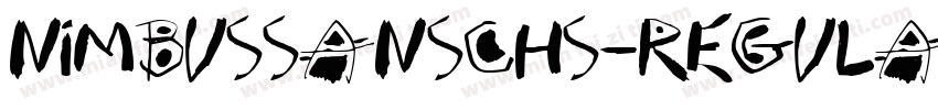 NimbusSansCHS-Regula字体转换