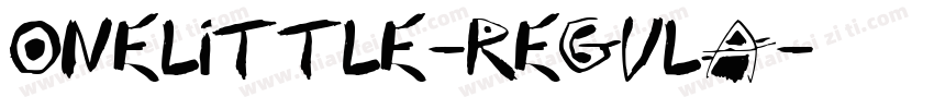 OneLittle-Regula字体转换