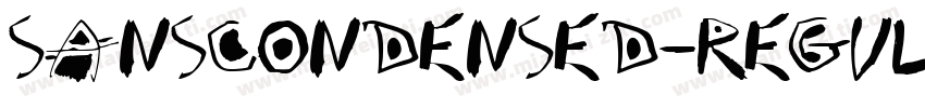 SansCondensed-Regula字体转换