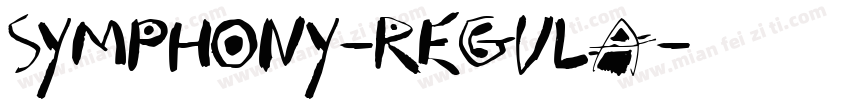 Symphony-Regula字体转换