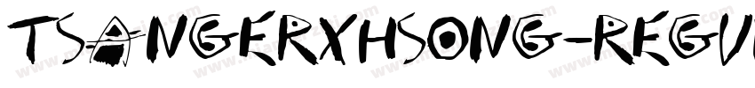 TsangerXHSong-Regula字体转换