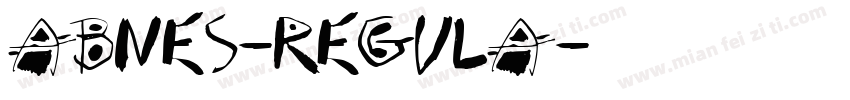 abnes-Regula字体转换