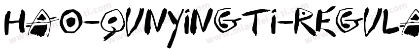 hao-qunyingti-Regula字体转换