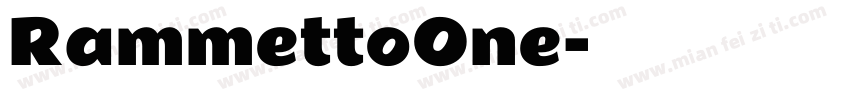 RammettoOne字体转换