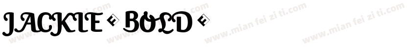 Jackie-Bold字体转换