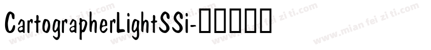 CartographerLightSSi字体转换