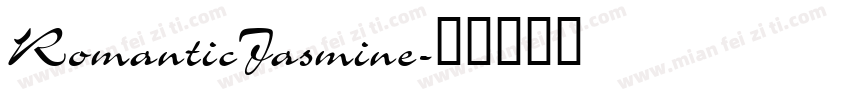 RomanticJasmine字体转换