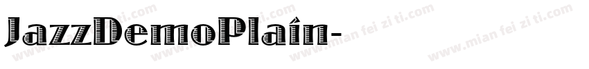 JazzDemoPlain字体转换
