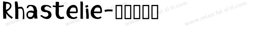 Rhastelie字体转换