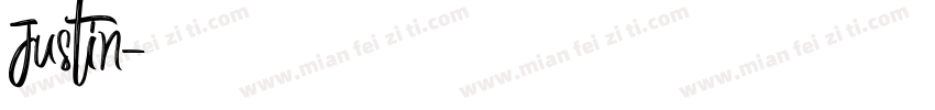 Justin字体转换