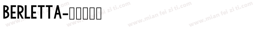 berletta字体转换