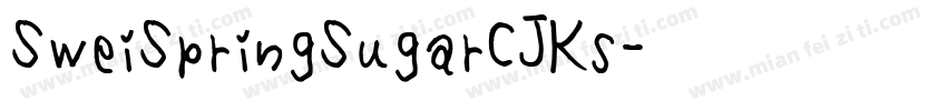 SweiSpringSugarCJKs字体转换