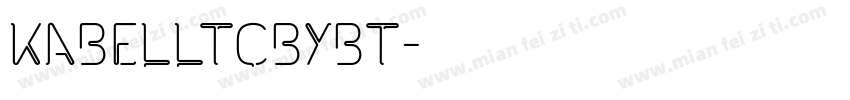 kabelltcbybt字体转换