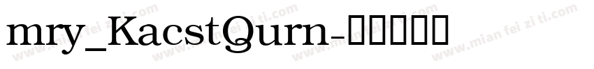 mry_KacstQurn字体转换