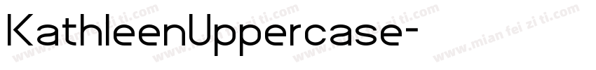 KathleenUppercase字体转换