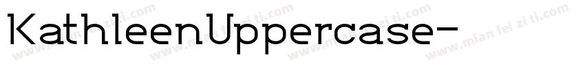 KathleenUppercase字体转换
