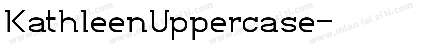 KathleenUppercase字体转换