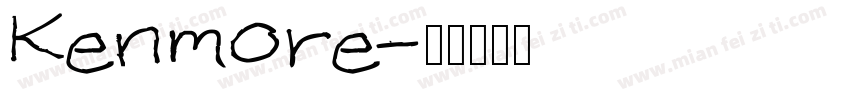 Kenmore字体转换