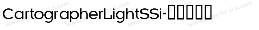CartographerLightSSi字体转换