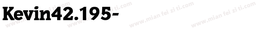 Kevin42.195字体转换