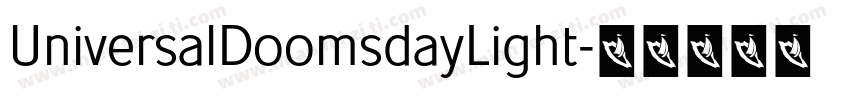 UniversalDoomsdayLight字体转换